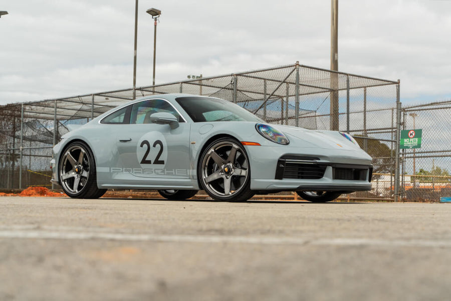 HRE 527M forged wheel on Porsche 992 Sport Classic