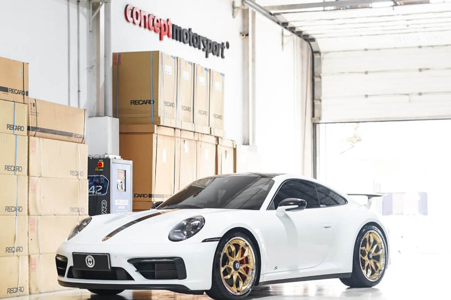 HRE S201H forged wheel on Porsche 992 Carrera GTS