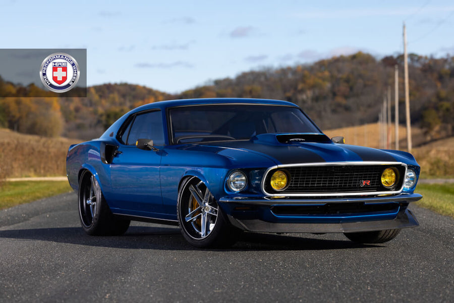 HRE G-Code forged wheel on 1969 Ford Mustang Patriarc