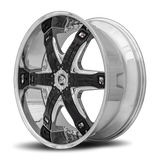 Diablo Fury FUR 24x10 +35mm Chrome