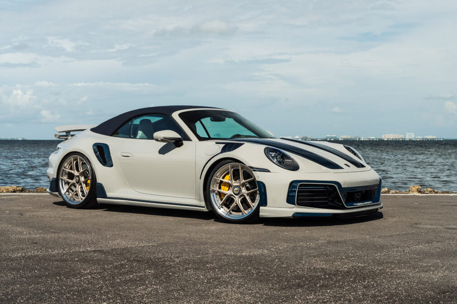 HRE S101SC forged wheel on Porsche 992 Turbo S Cabriolet Techart