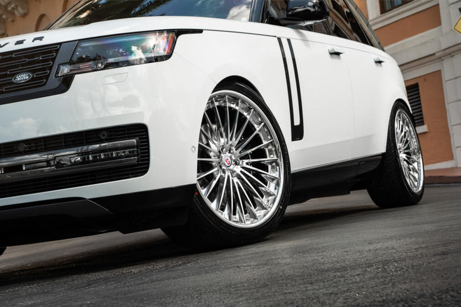 HRE S209H forged wheel on White Range Rover