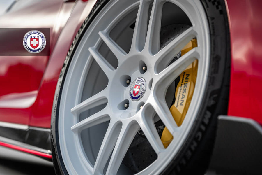 HRE 312 GTS forged wheel on Nissan GT R
