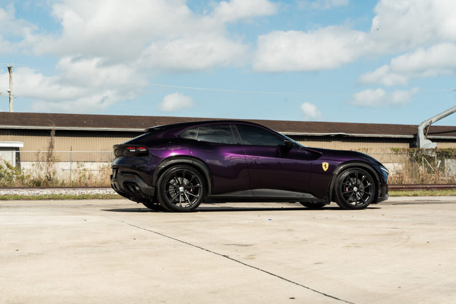 HRE P204 forged wheel on Ferrari Purosangue Viola Hong Kong