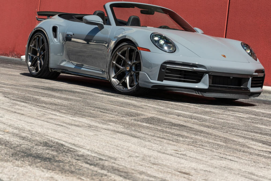 HRE R101 Lightweight forged wheel on Porsche 992 Turbo S Cabriolet
