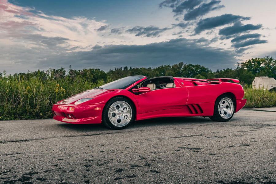 HRE 454 forged wheel on Lamborghini Diablo VT Roadster