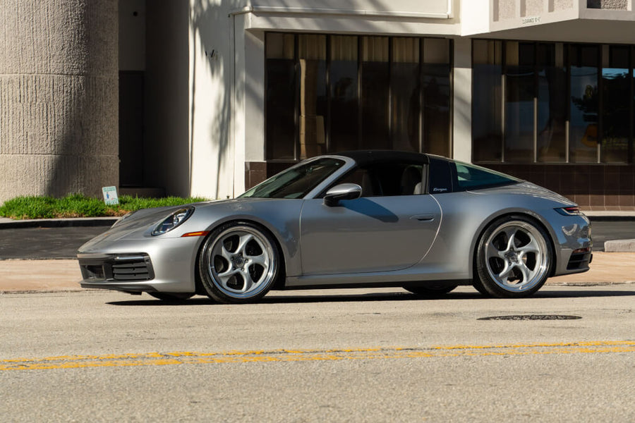 HRE 522 forged wheel on Porsche 992 Targa GTS