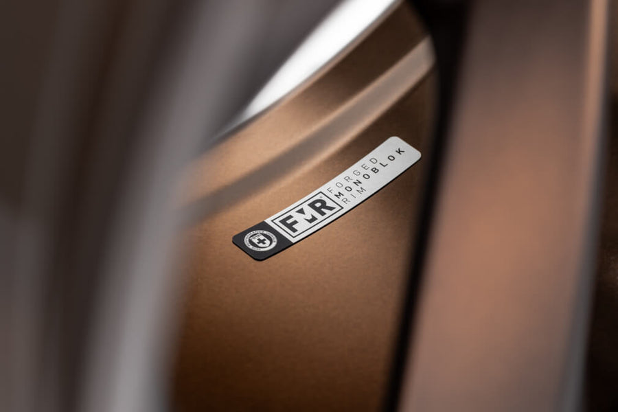 HRE 105 forged wheel on HRE Muscle 105 IN Frozen Polished Bronze Polished Bronze FMR