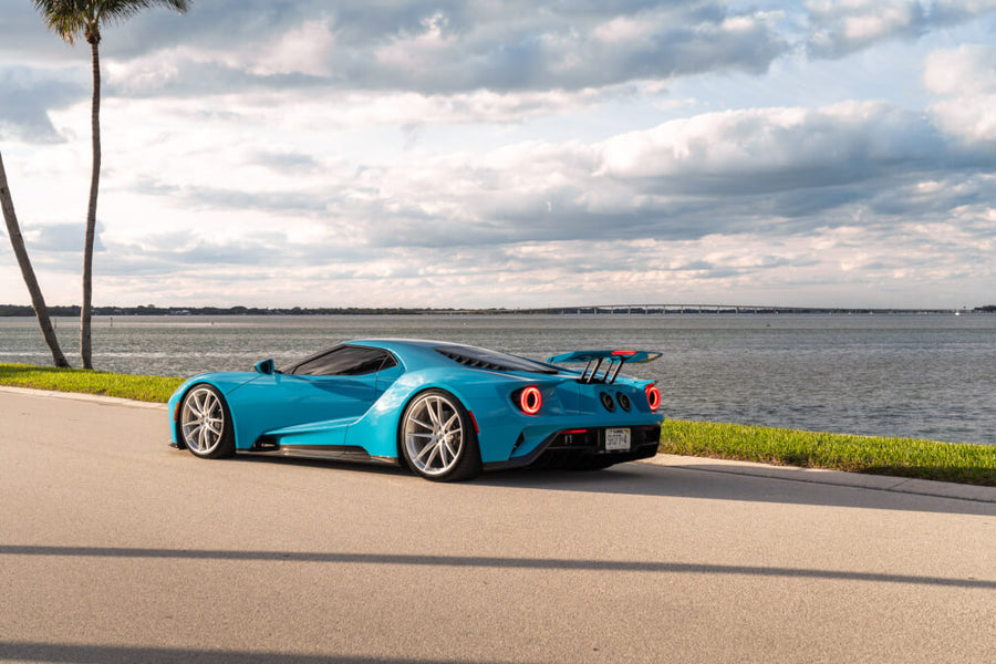 HRE P104 forged wheel on Ford GT