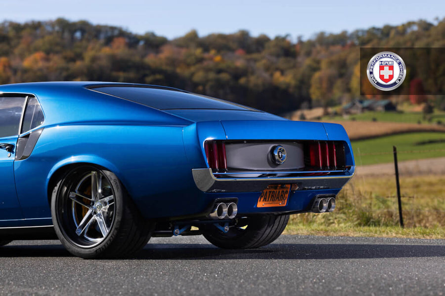 HRE G-Code forged wheel on 1969 Ford Mustang Patriarc