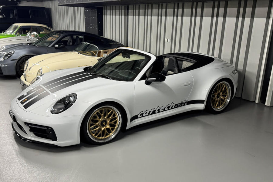 HRE 520 forged wheel on Porsche 992 Carrera Cabriolet