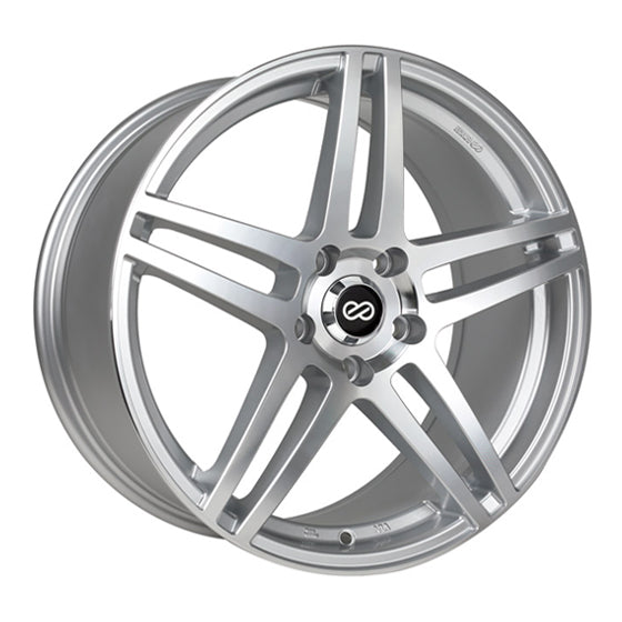 Enkei RSF5 Silver/Machined wheel