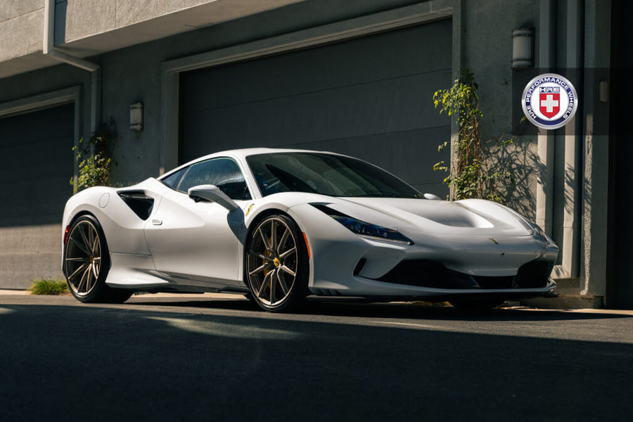 HRE P104SC forged wheel on Ferrari F8