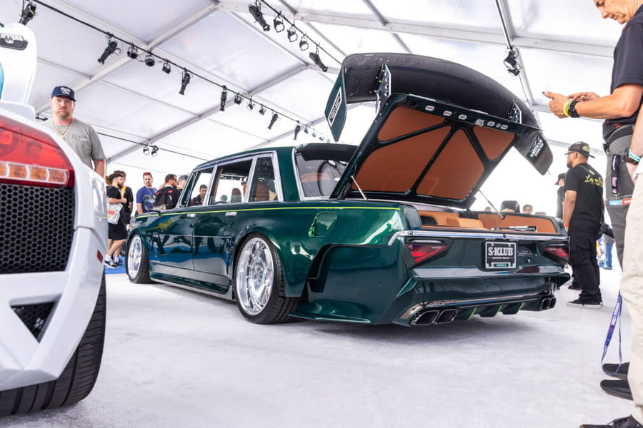 HRE 935 forged wheel on S Klub LA Mercedes Benz 600 1971