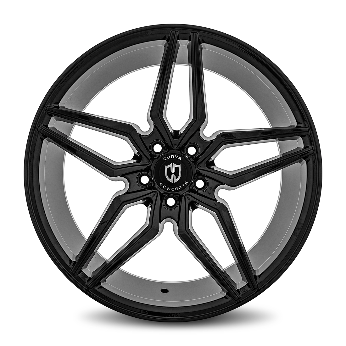 Curva C25 18x9.5 35mm Gloss Black | C25-18951203572BLK – TFS Wheels