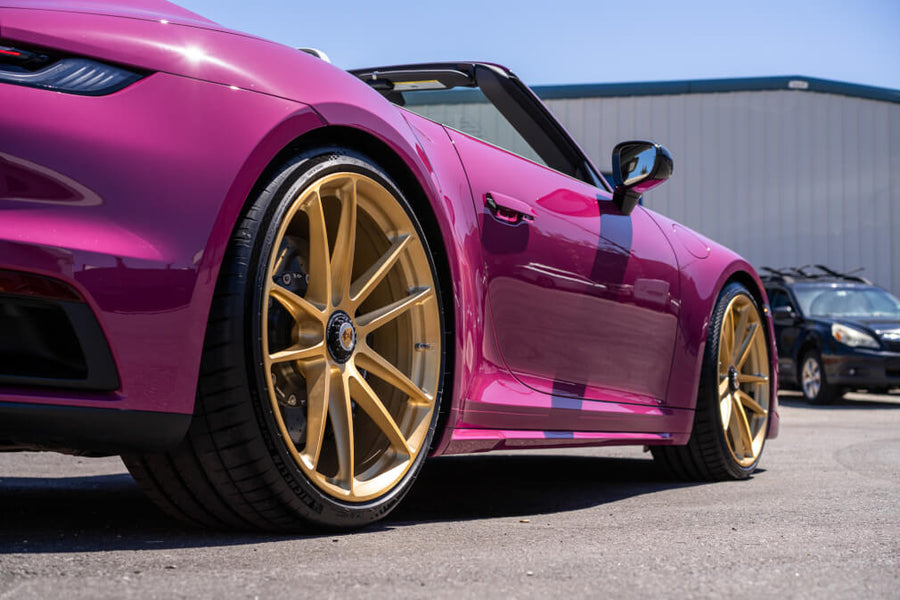 HRE P104 forged wheel on Porsche 992 Turbo S