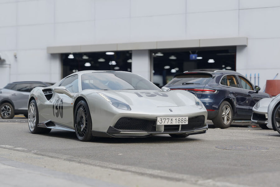 HRE P301 forged wheel on Ferrari 488 GTB