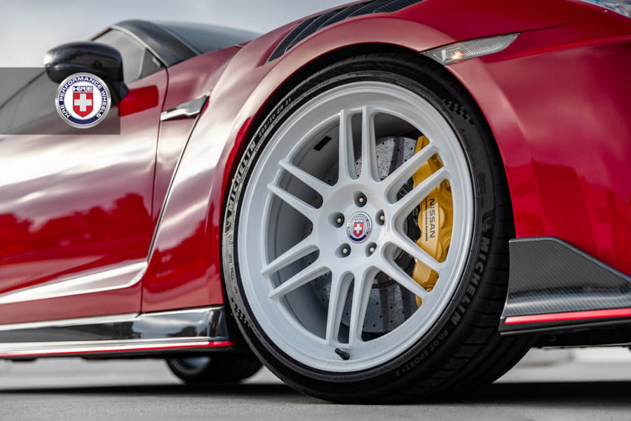 HRE 312 GTS forged wheel on Nissan GT R