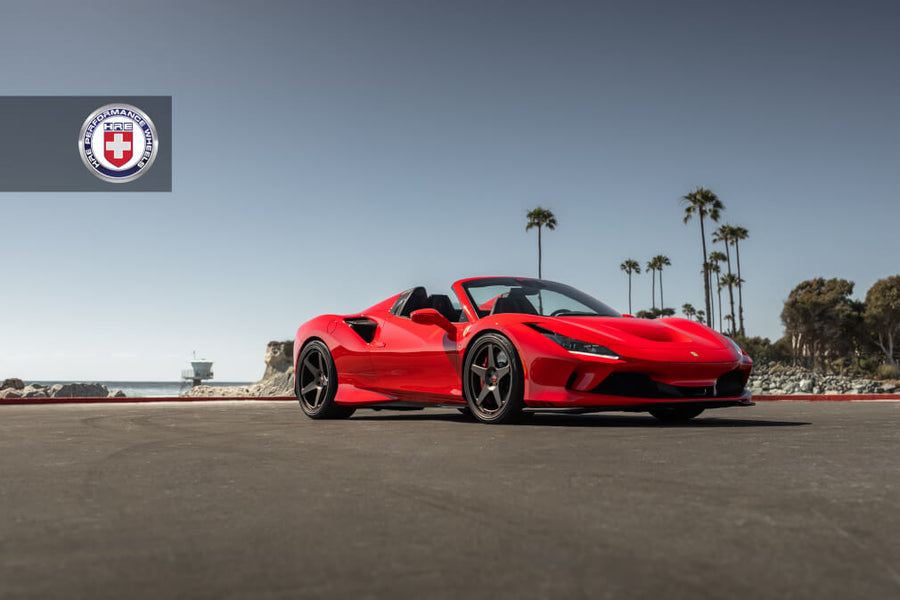 HRE 305 GTS forged wheel on Ferrari F8 Spider