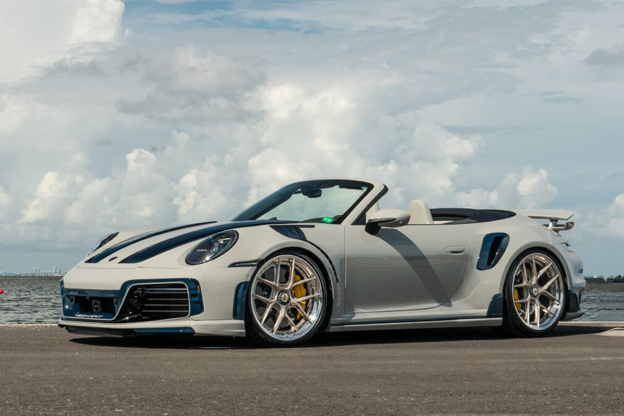 HRE S101SC forged wheel on Porsche 992 Turbo S Cabriolet Techart