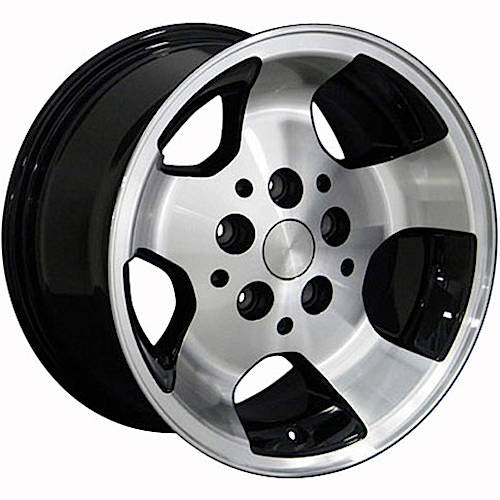 4Play OE Wheels JP08 Gloss Black with Machined Spoke Faces and Outer Lip Wheel