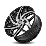 Diablo Hurricane HUR 24x10 +35mm Gloss Black Milled