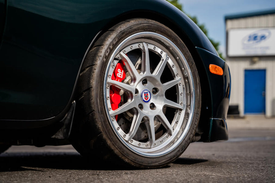 HRE C103 forged wheel on Toyota Supra MK4