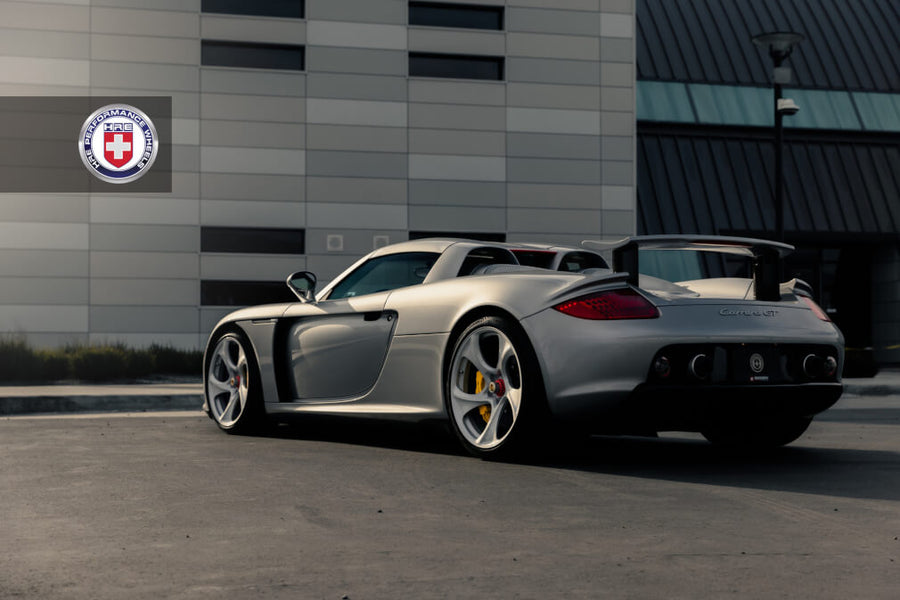 HRE 522M forged wheel on Porsche Carrera GT Silver