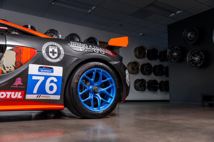 HRE R161 Lightweight forged wheel on Mclaren 570S GT4