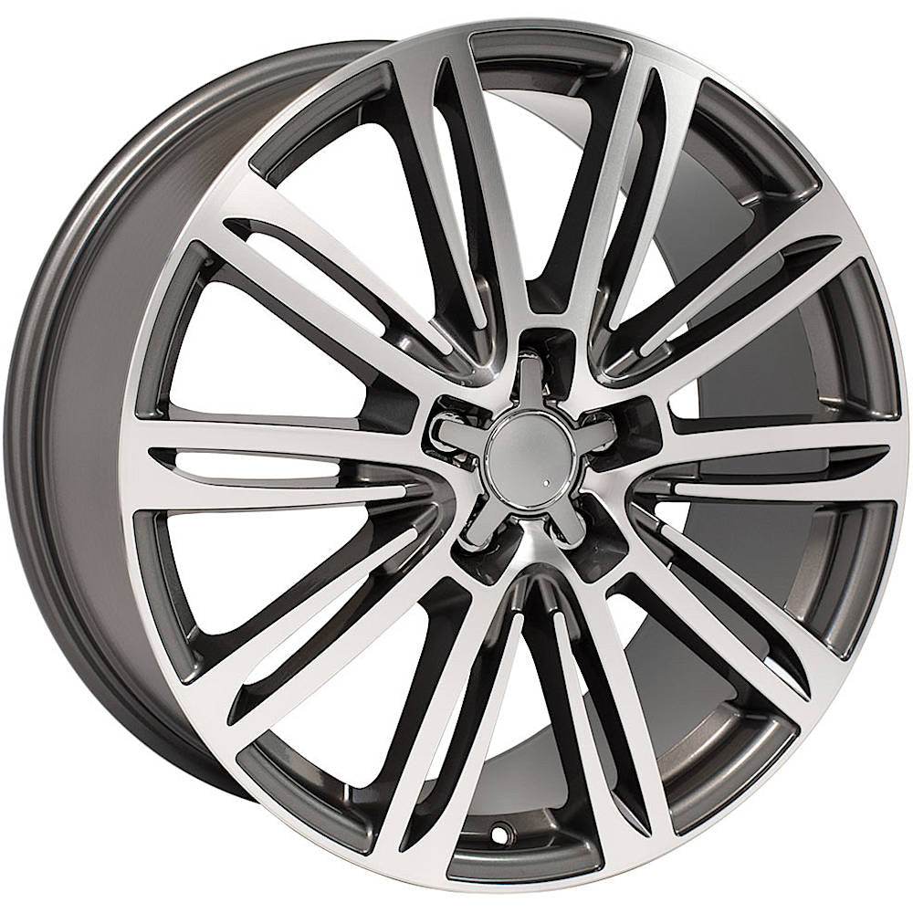 4Play OE Wheels AU21 Gunmetal Machined Wheel