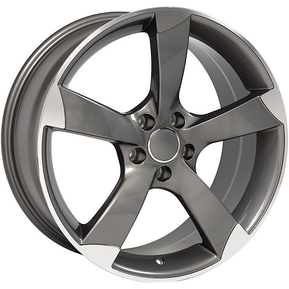4Play OE Wheels AU29 Gunmetal Machined Wheel