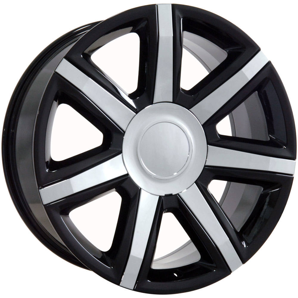 4Play OE Wheels CA87 Black Silver Wheel