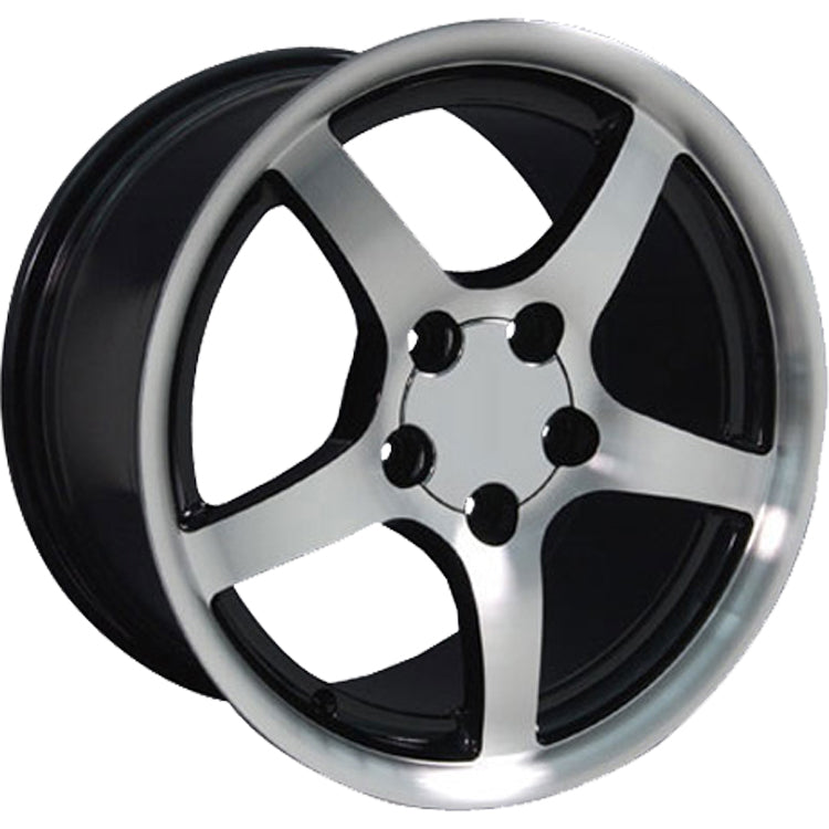 4Play OE Wheels CV05 Black Machined Wheel