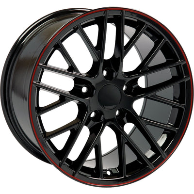 4Play OE Wheels CV08A Black Wheel