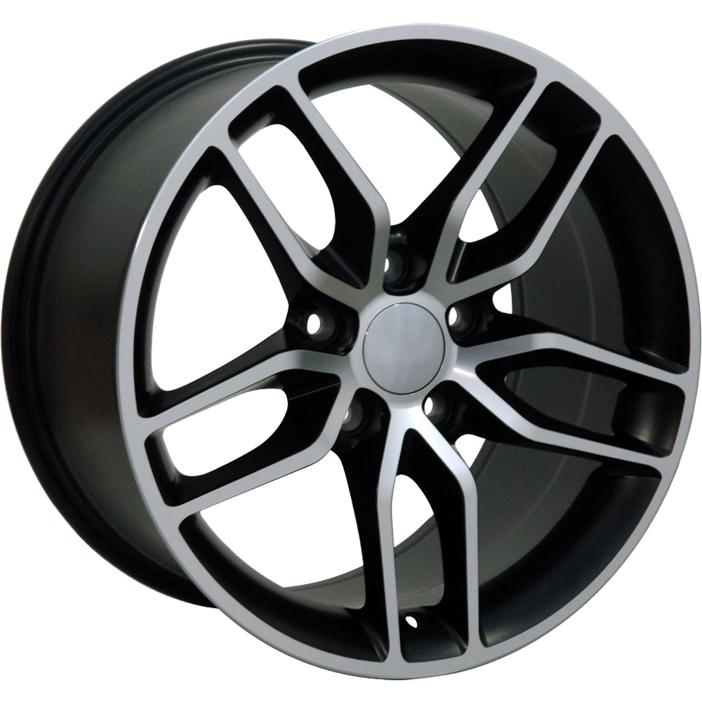 4Play OE Wheels CV27A Black Machined Wheel