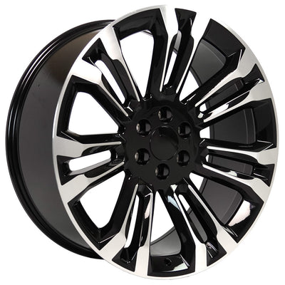 4Play OE Wheels CV43 Black Machined Wheel