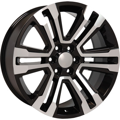 4Play OE Wheels CV44 Black Machined Wheel