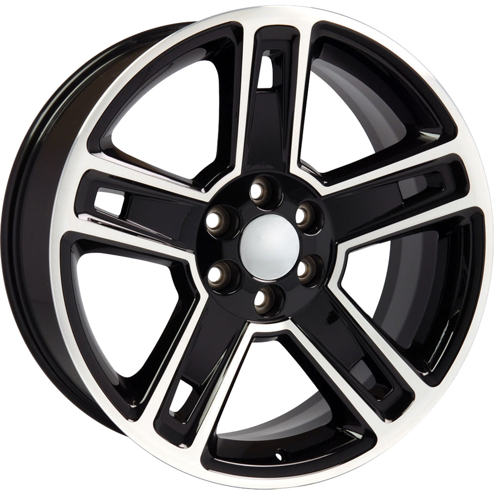 4Play OE Wheels CV74B Machined Black wheel
