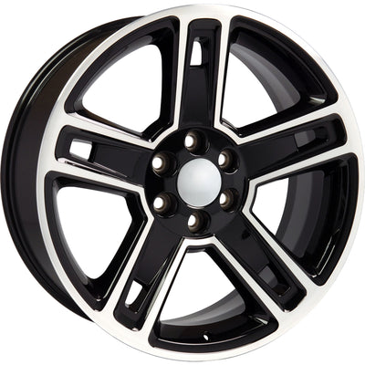 4Play OE Wheels CV74B Black Machined Wheel