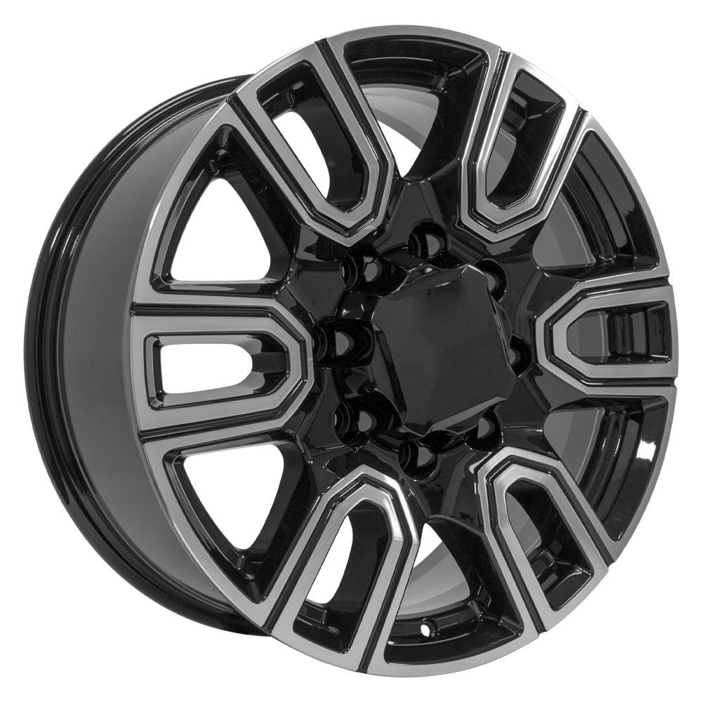 4Play OE Wheels CV96B Black Machined Wheel