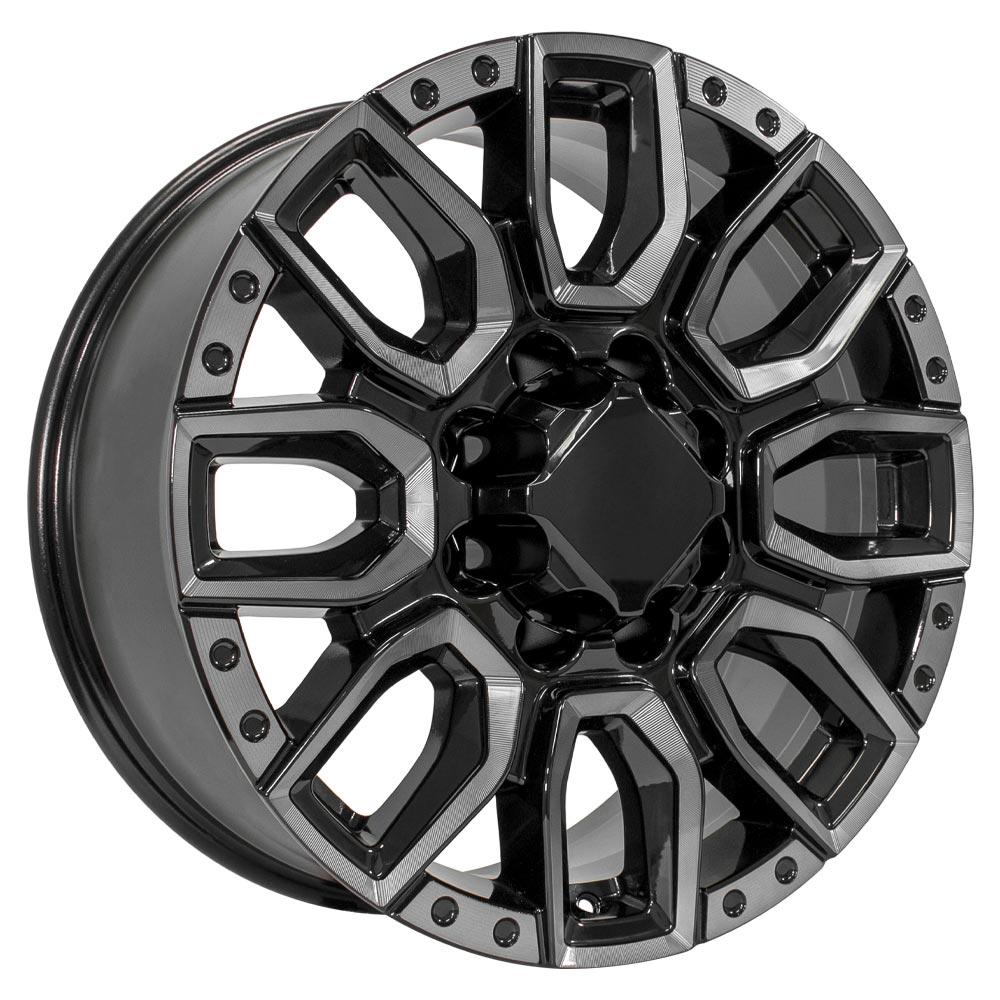 4Play OE Wheels CV97A Black Milled Wheel