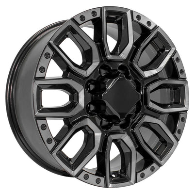 4Play OE Wheels CV97A Black Milled Wheel