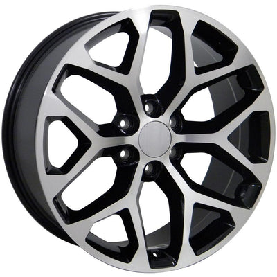 4Play OE Wheels CV98B Black Machined Wheel