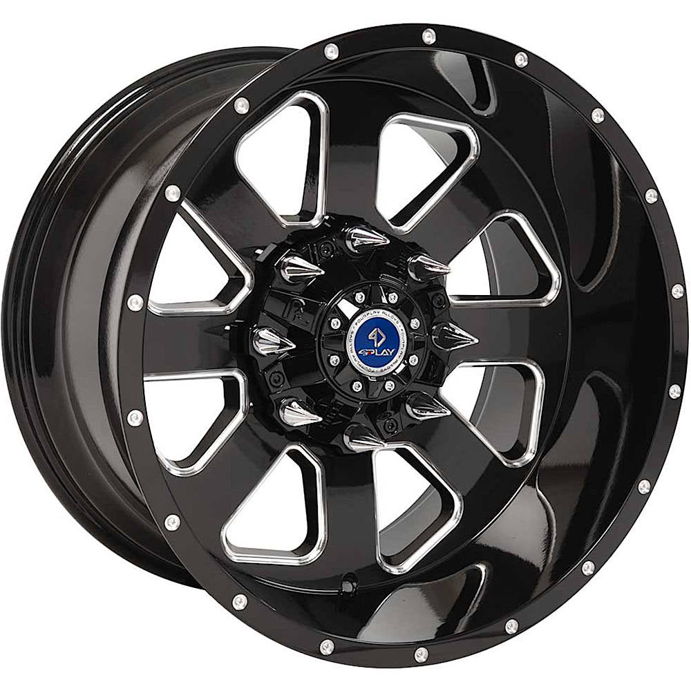 4Play OE Wheels FP03 Black Milled Wheel