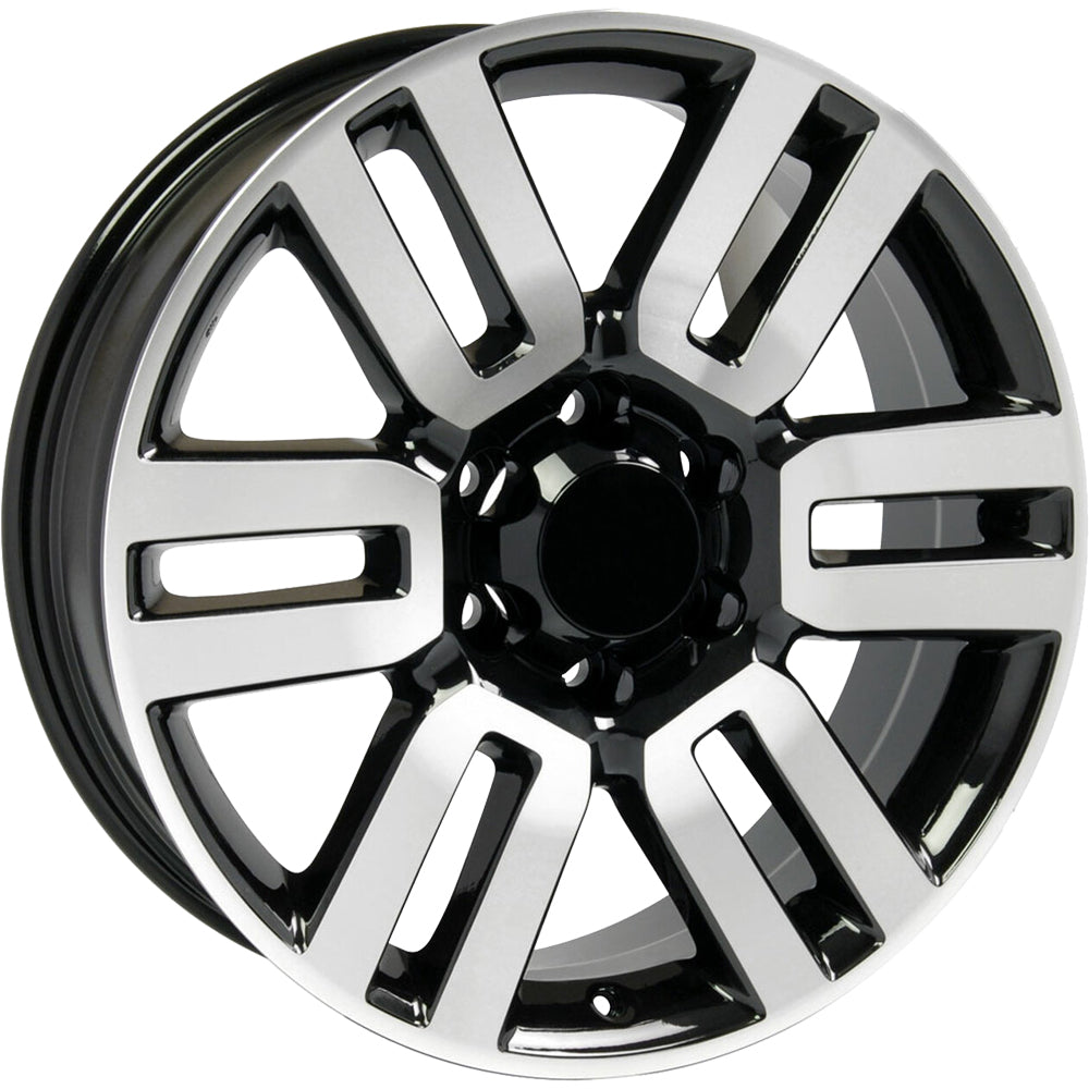 4Play OE Wheels TY10 Black Machined Wheel