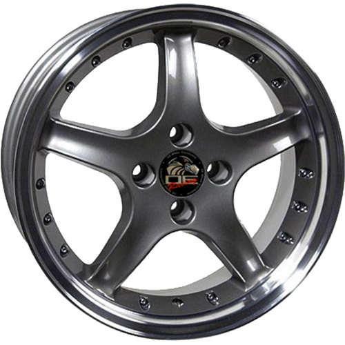 4Play OE Wheels FR04A Anthracite Gray with a Machined Lip