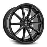 Curva C24 Gloss Black Milled wheel