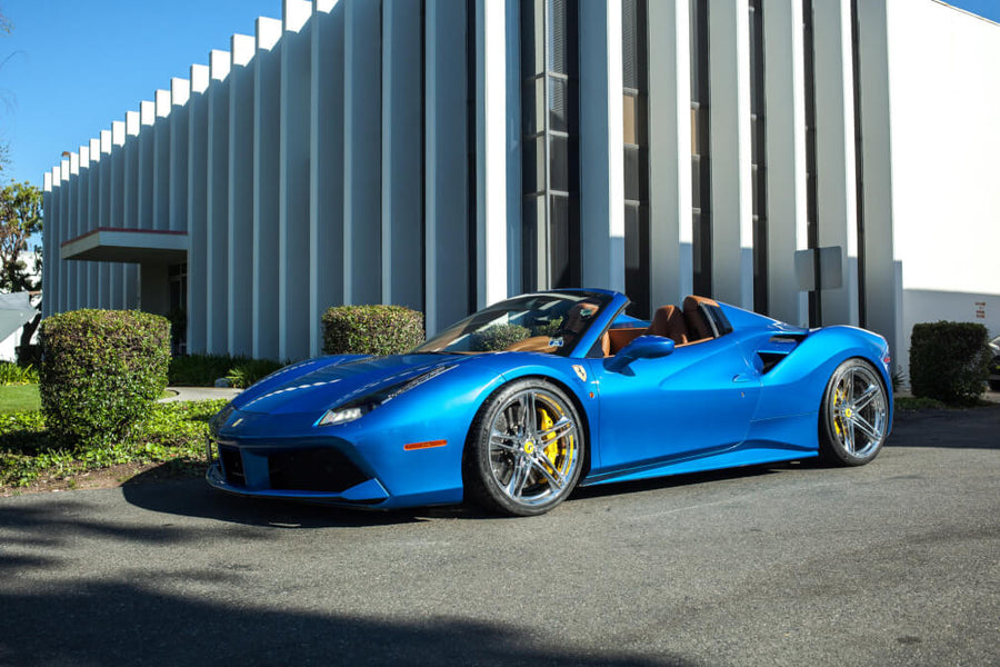 HRE P207 forged wheel on Ferrari 488 Spider