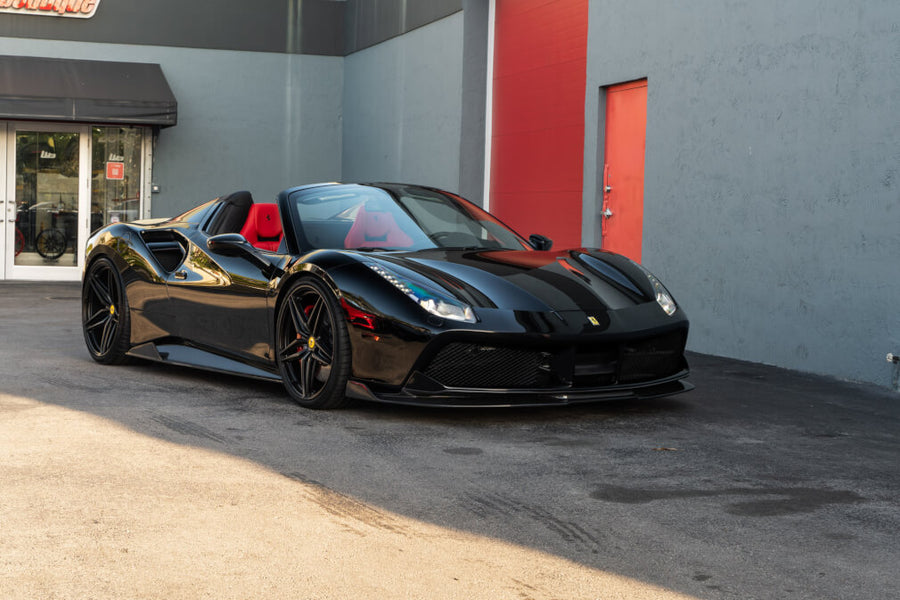HRE P107SC forged wheel on Ferrari 488 Spider