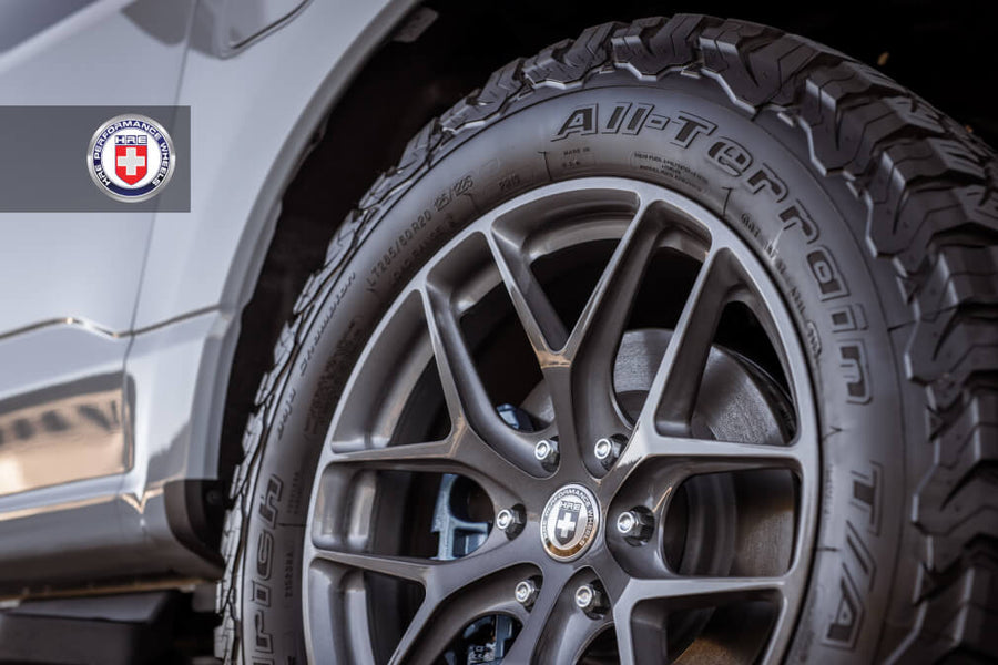 HRE P161 forged wheel on Ford F 150 Lightning